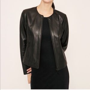 NWOT Armani Exchange Faux Leather Jacket, XS